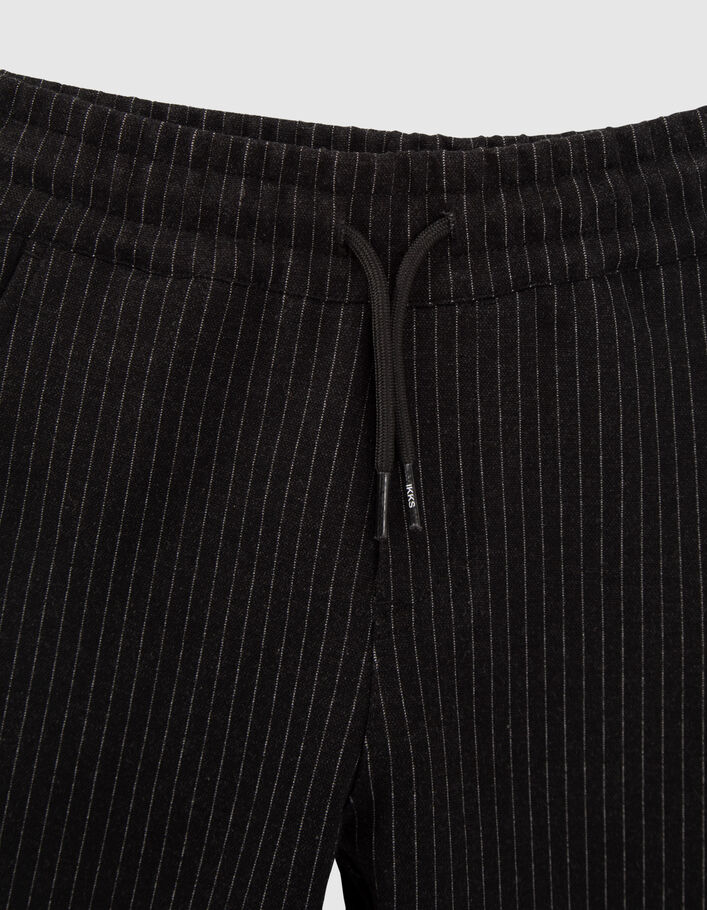Grijze jogging pinstripes jongens-6