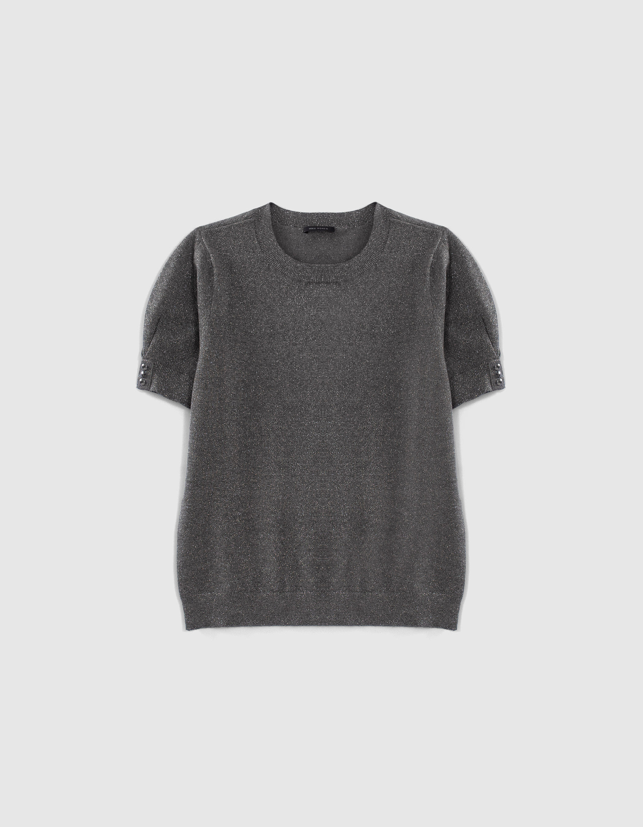 Pull gris pailleté femme 2025