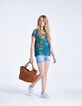 Top floral viscose femme-6