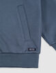 Boy's blue zipped hooded cardigan-5