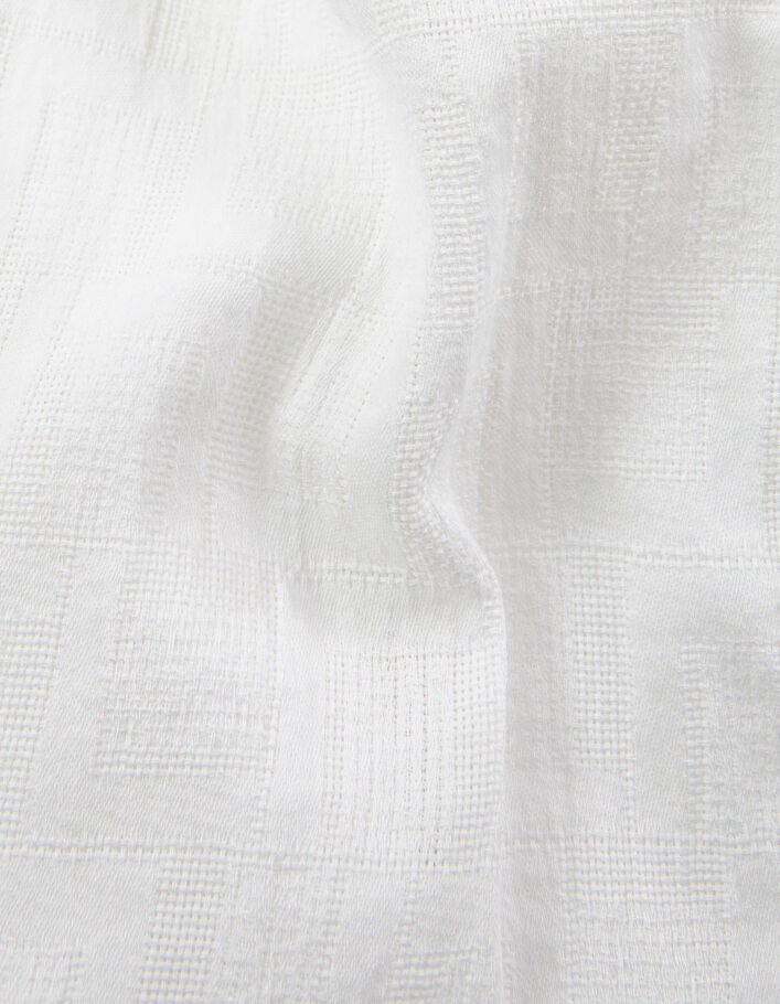 Men’s off-white woven REGULAR shirt - IKKS