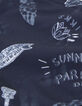 Maillot de bain 2 pièces marine imprimé surf-rock fille-5