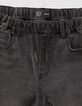 Zwarte afgewassen JOGGER jeans jongens-3