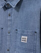 Blaues Jeanshemd mit Fransenrand f&uuml;r die Jungen-6