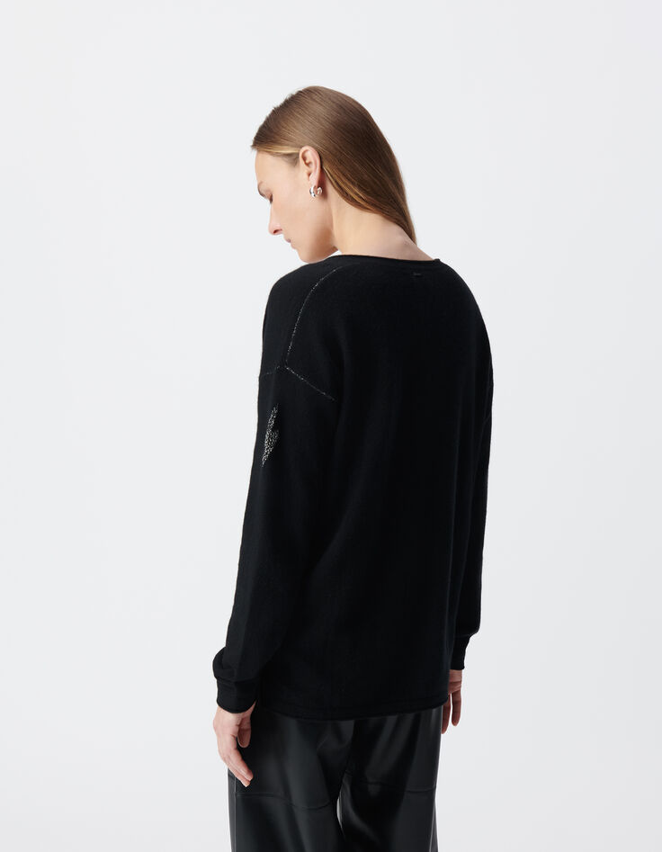 Damenpullover mit V-Ausschnitt aus 100&nbsp;% Kaschmir-3