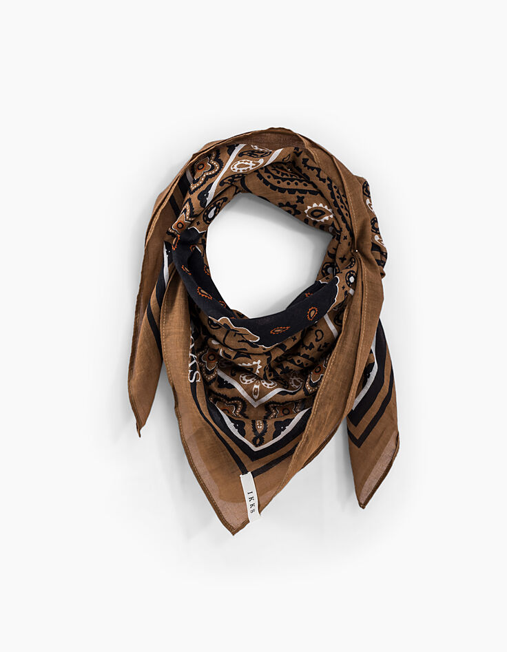 Chèche carré bandana femme-1