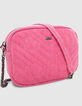 Rosa M&auml;dchenhandtasche mit Herzsteppn&auml;hten-5