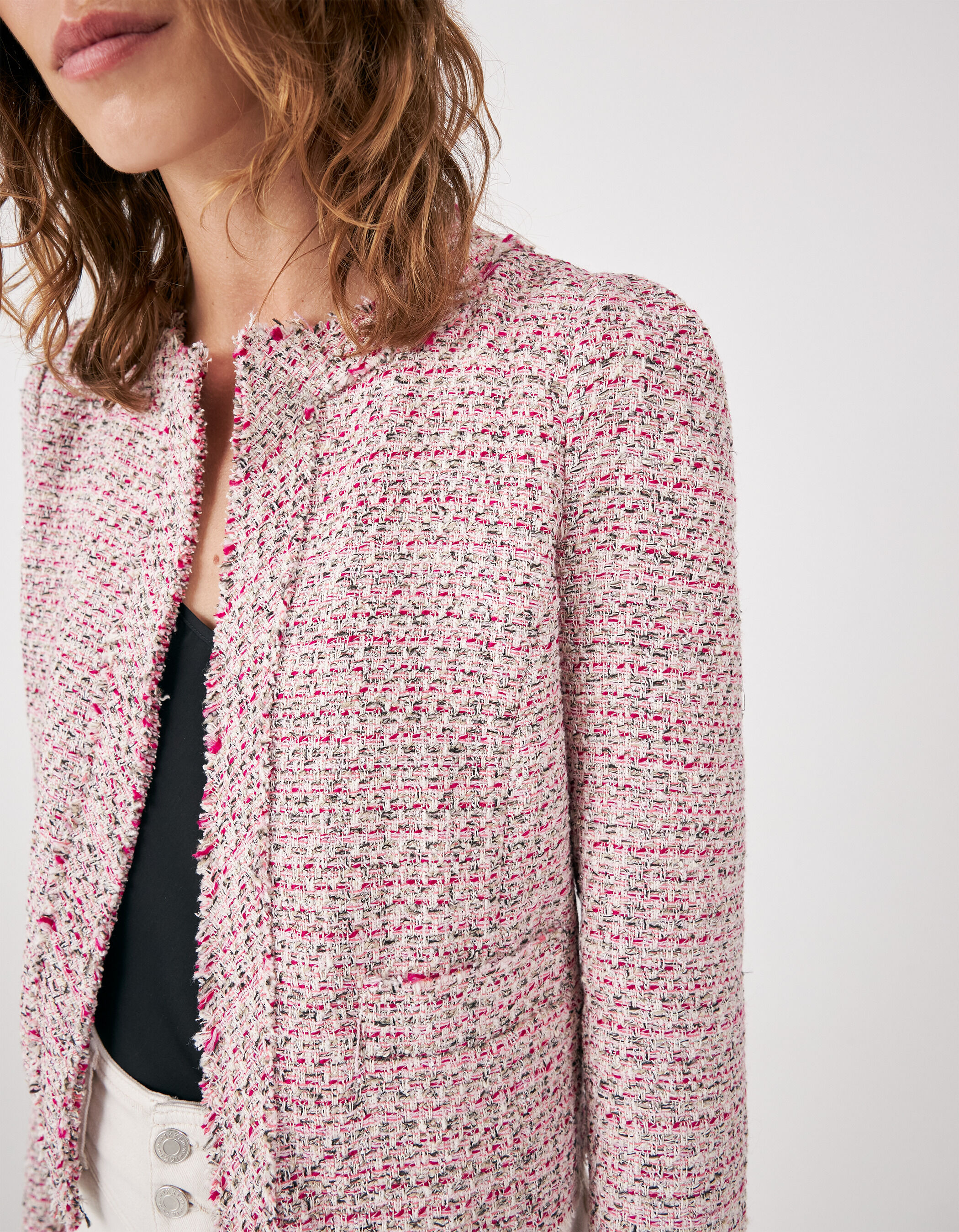 Veste 2025 tweed rose