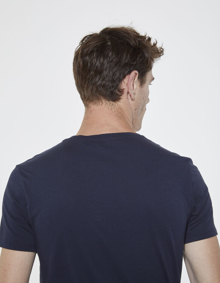 Tee-shirt marine homme-4