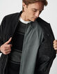 Cazadora negra ante acolchada WATERPROOF hombre-4