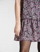 Multicoloured floral print ruffled babydoll dress-4