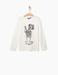 Camiseta esqueleto niño-1