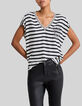 Cremewei&szlig;es Damen-Matrosentop LENZING&trade; ECOVERO&trade; mit Wappen-7