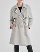 Women’s light taupe trench coat-2