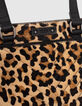 Leren shopper DE 1440 LEOPARD visgraatdoorstikking dames-4