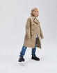 Unisex beige Gender Free trench coat-2