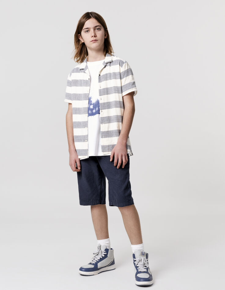 Bermudas tipo chino azul marino niño-1