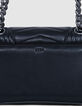 Sac THE 1 Timeless noir cuir matelassé Taille M Femme-7
