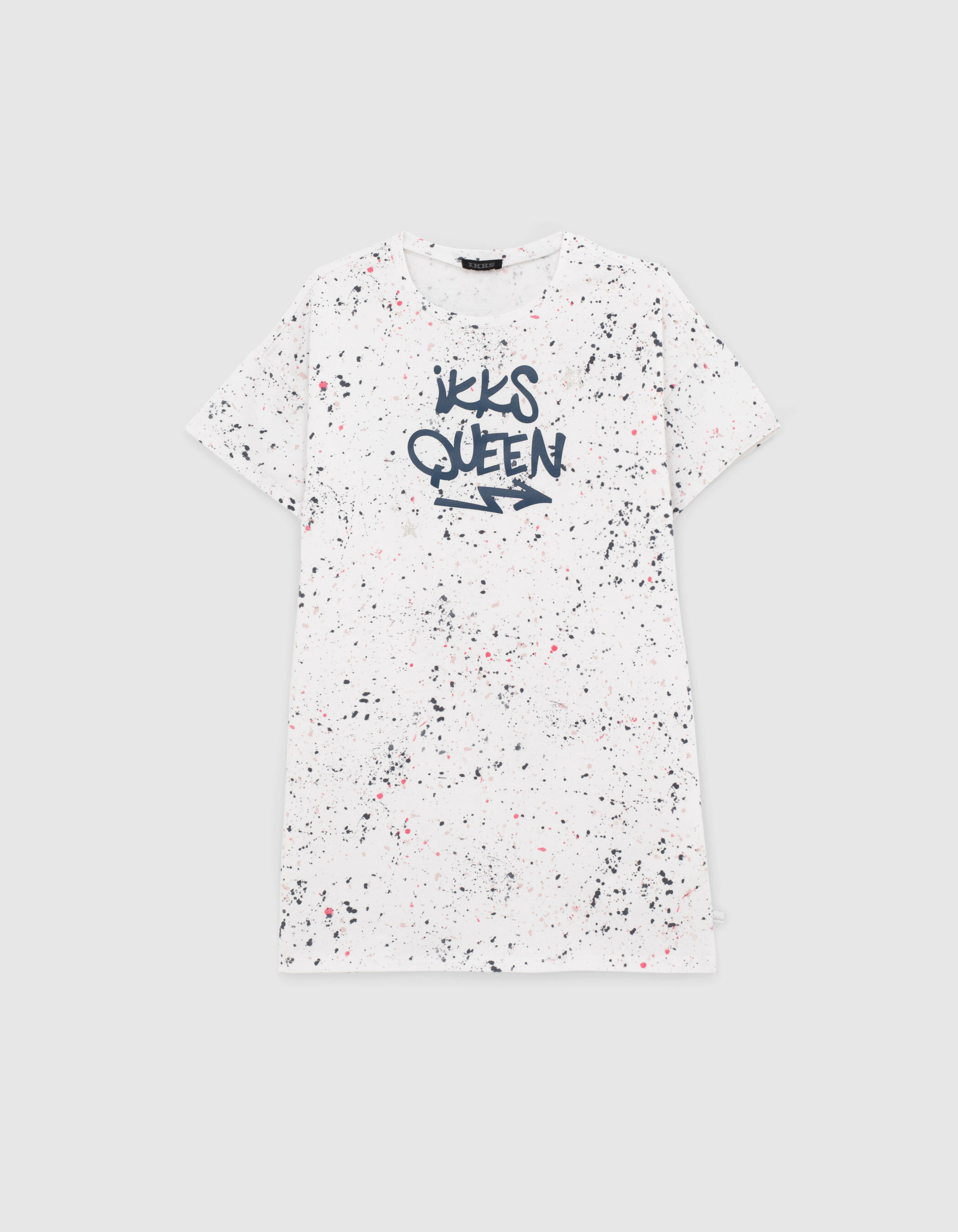 Girls white t 2025 shirt dress