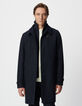 Men's blue trench coat with removable facing-2