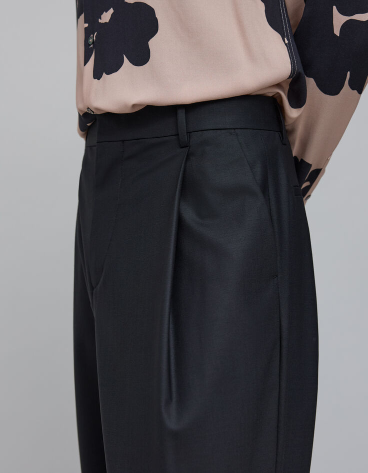 Pantalón de traje negro Pure Edition para hombre-4 Pantalón de traje negro Pure Edition para hombre-4