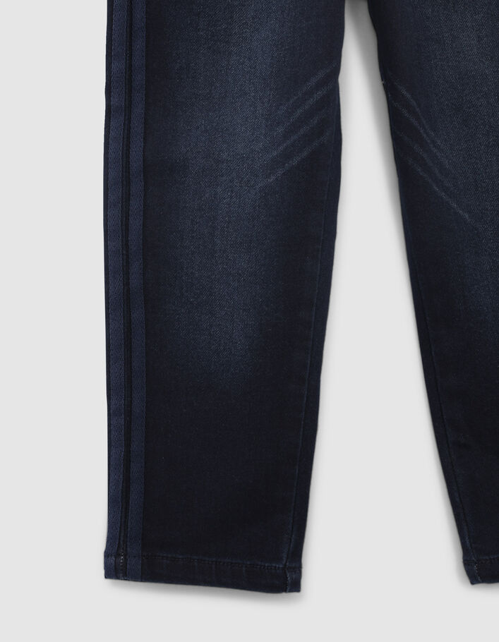 Vaqueros jogger brut franjas laterales niño-5