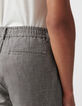 Pantalon CHINO noir faux uni Homme-5