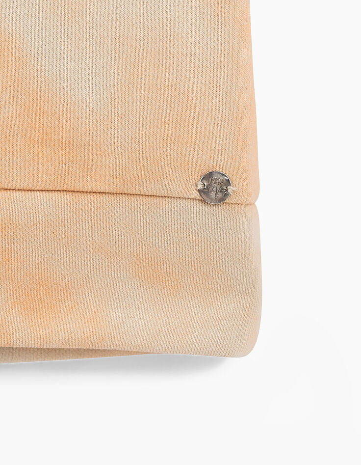Sudadera blanco roto SUNSHINE coral niña-6
