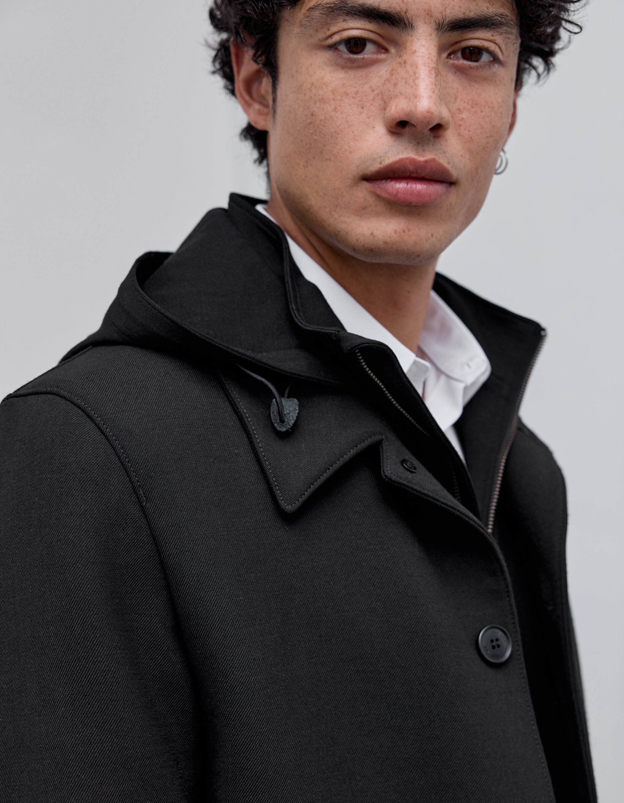 Trench homme deals gris