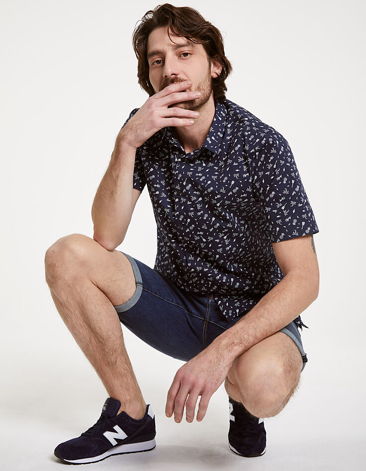 Bermuda jean homme-2