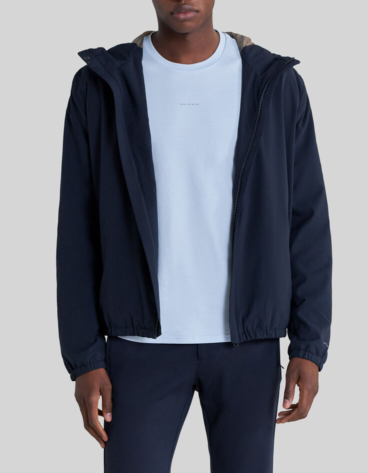Men&rsquo;s navy WATER REPELLENT light jacket-6