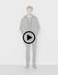 Parka beige pieza negra extraíble Easy Care hombre-10 Parka beige pieza negra extraíble Easy Care hombre-10