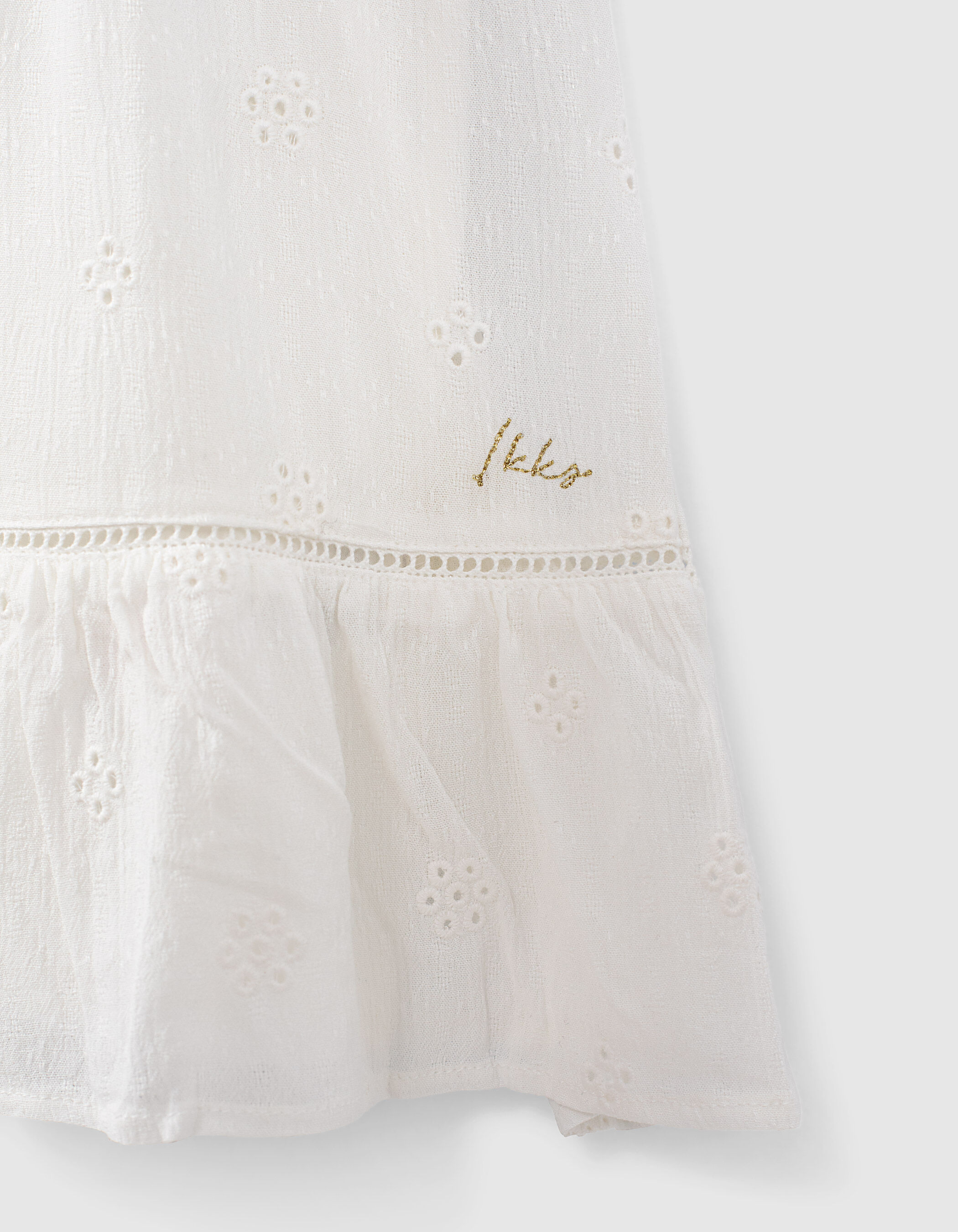 Ikks robe blanche online femme