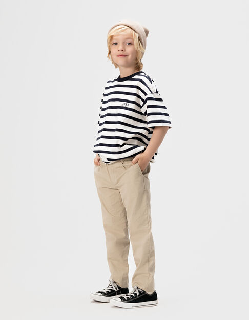 Pantalon CHINO beige garçon - IKKS