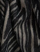 Robe noire motif chevrons dorés Femme-7