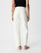 Jean droit blanc 7/8e Anders Femme-5