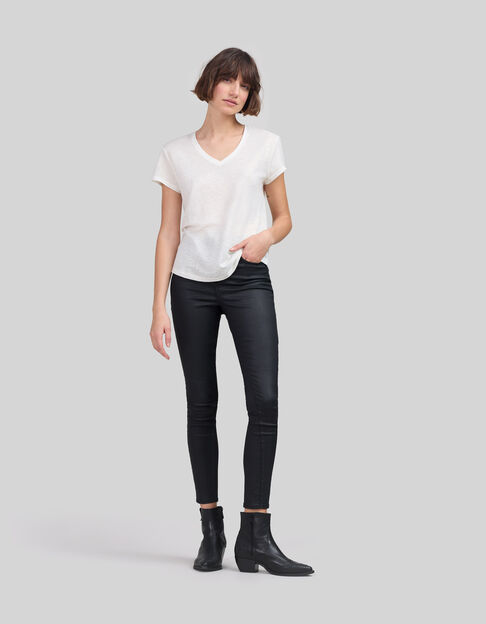Camiseta lino blanca