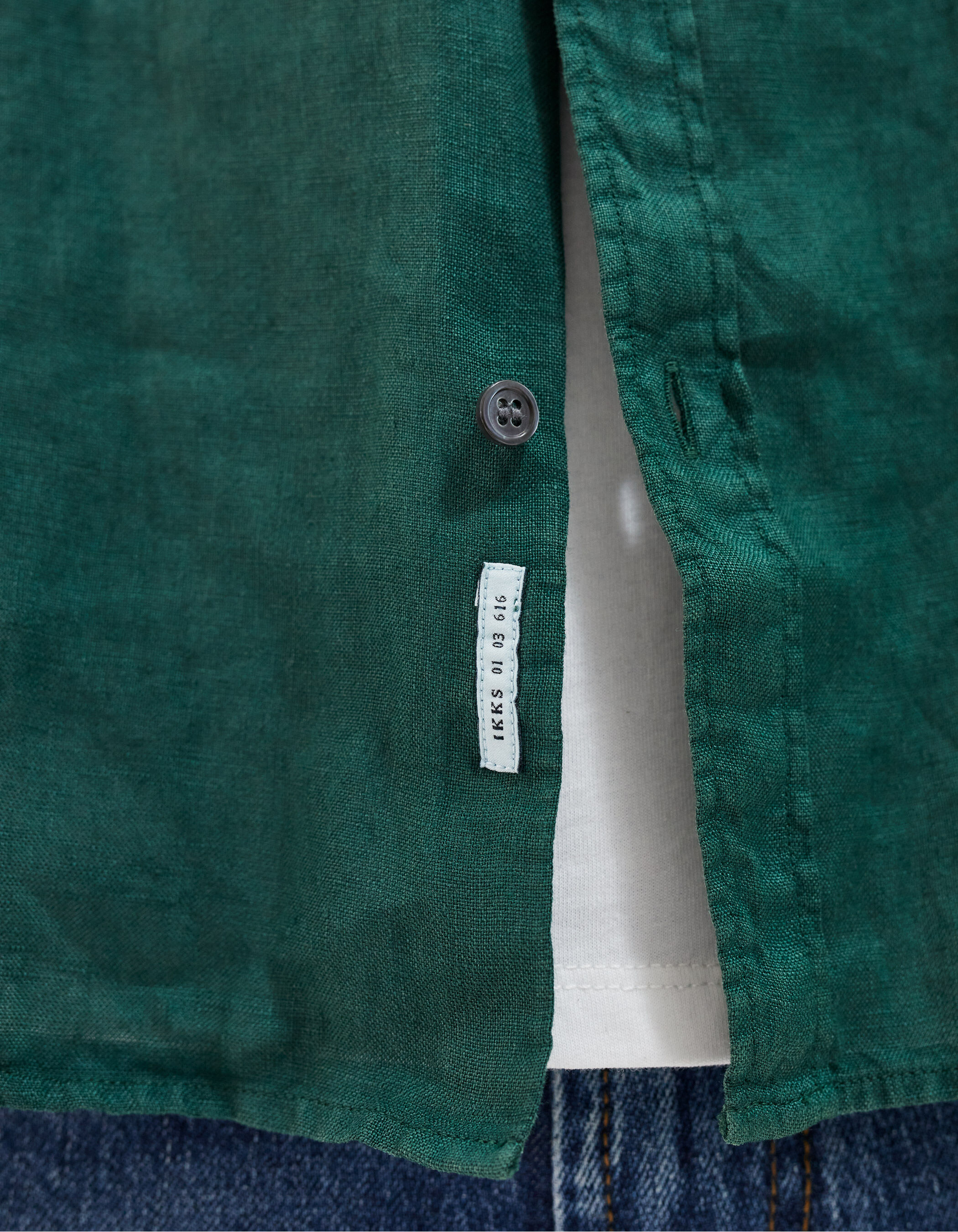 Chemise vert bouteille homme clearance