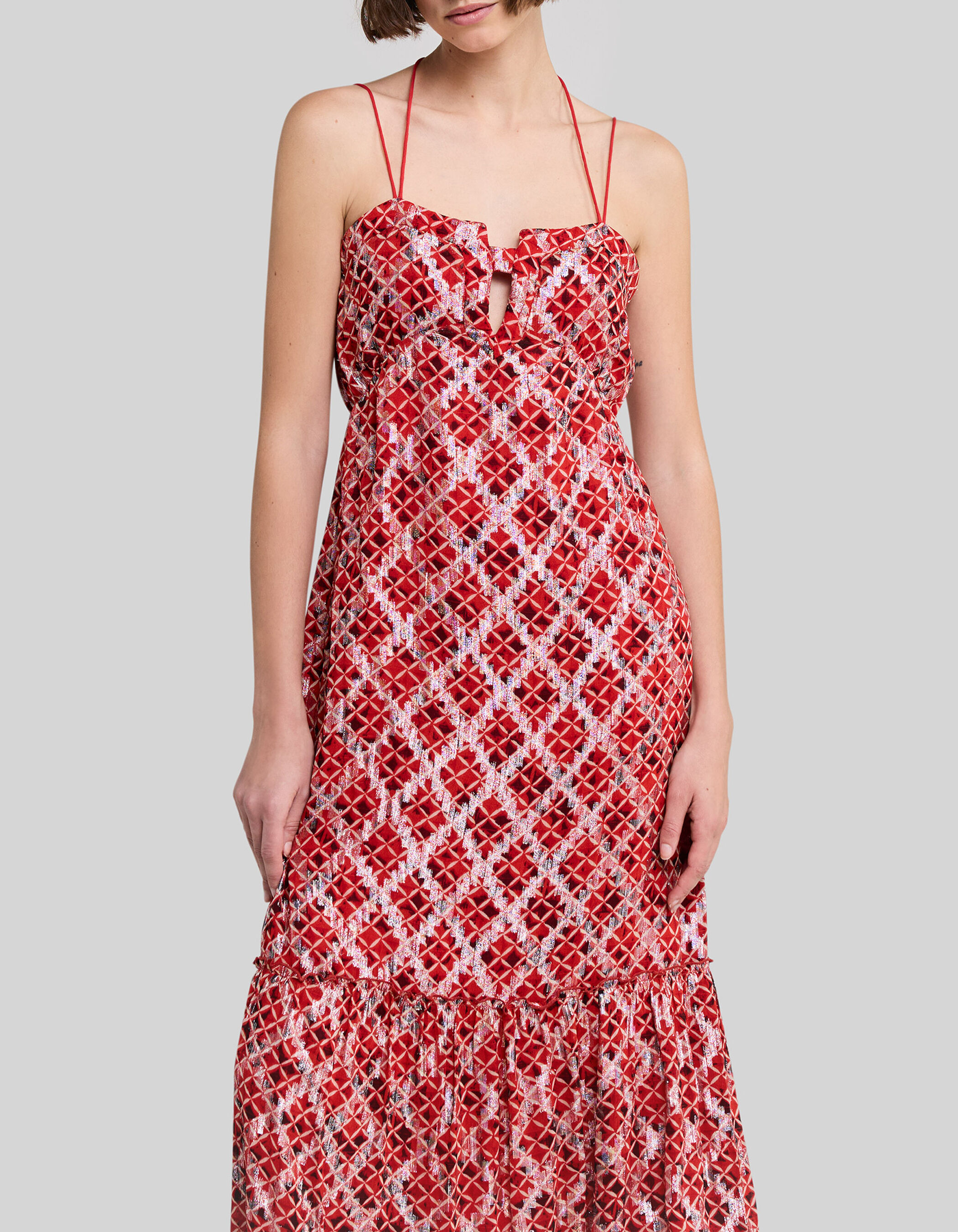 Robe imprimé carreaux on sale