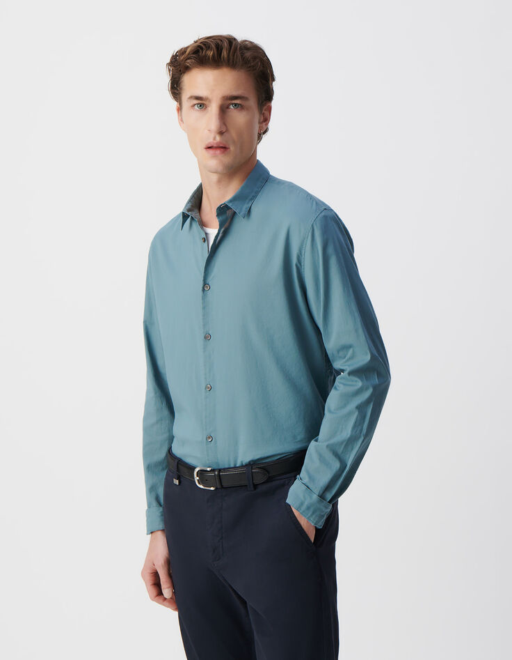 Chemise EASY orage voile de coton bio Homme-2
