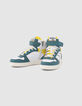 Green, white and yellow IKKS X DIADORA trainers-4