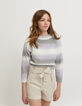 Girls’ vanilla corduroy paperbag shorts-7