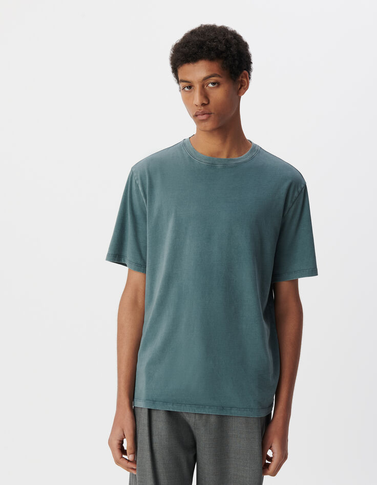 Men's faded-look storm organic cotton T-shirt-2 Men's faded-look storm organic cotton T-shirt-2