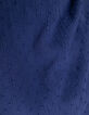 Robe longue bleue jacquard motif plumetis fille-10
