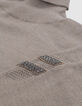 Pull sésame tricot chevrons brodés Femme-5