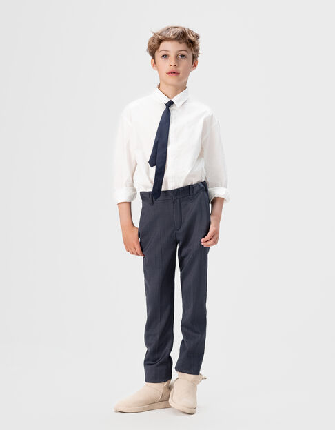 Pantalon marine maille garçon - IKKS