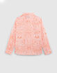 Oranje overhemd Liberty® stof plantenmotief jongens-3