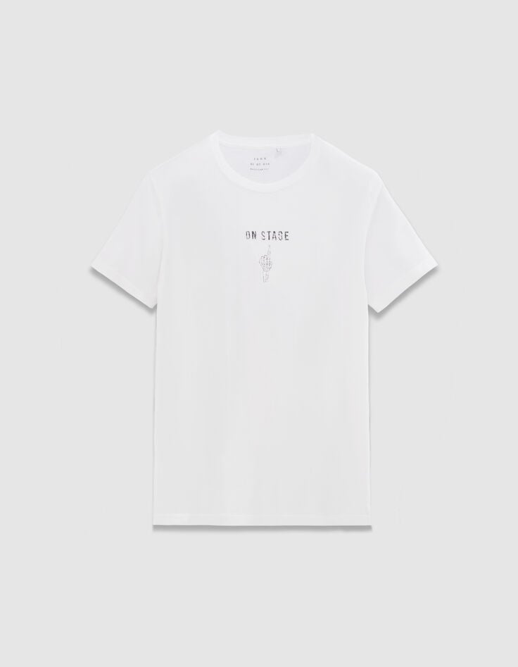 Camiseta manga corta blanca mano hombre-5 Camiseta manga corta blanca mano hombre-5