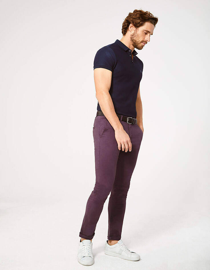 Purple chino voor heren-6