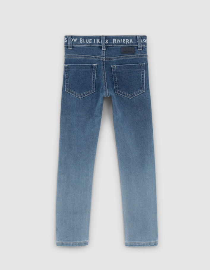 Blaue Deep-Dye-Skinny-Jungenjeans - IKKS